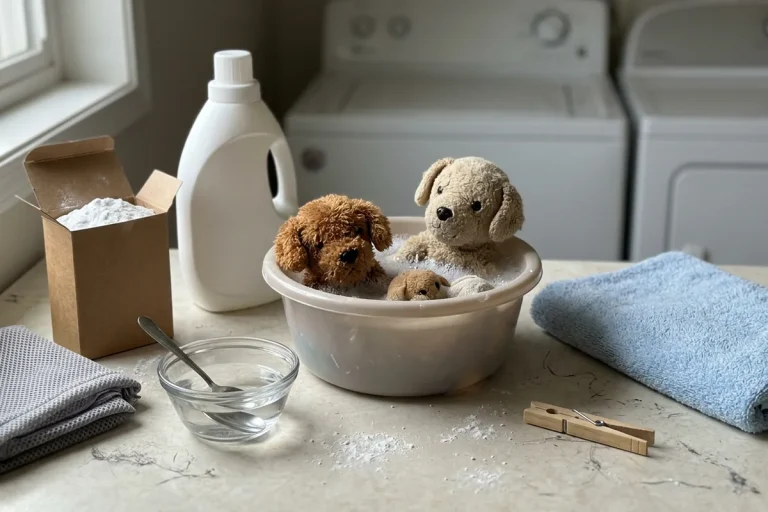 Peluche del cane sempre puliti: il metodo delicato che li igienizza davvero